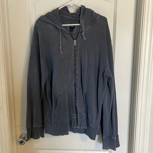 J. Crew + Gap tall zip hoodies L
